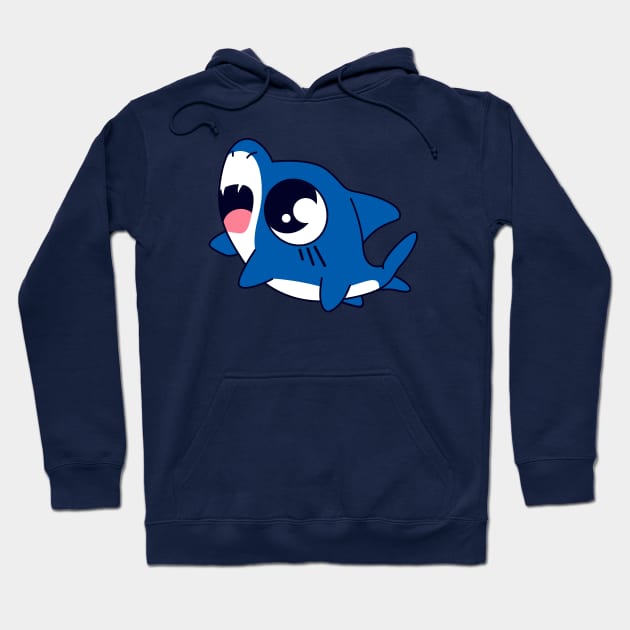 Blue Baby Shark Hoodie by JonWKhoo